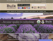 Tablet Screenshot of bulkapothecary.com